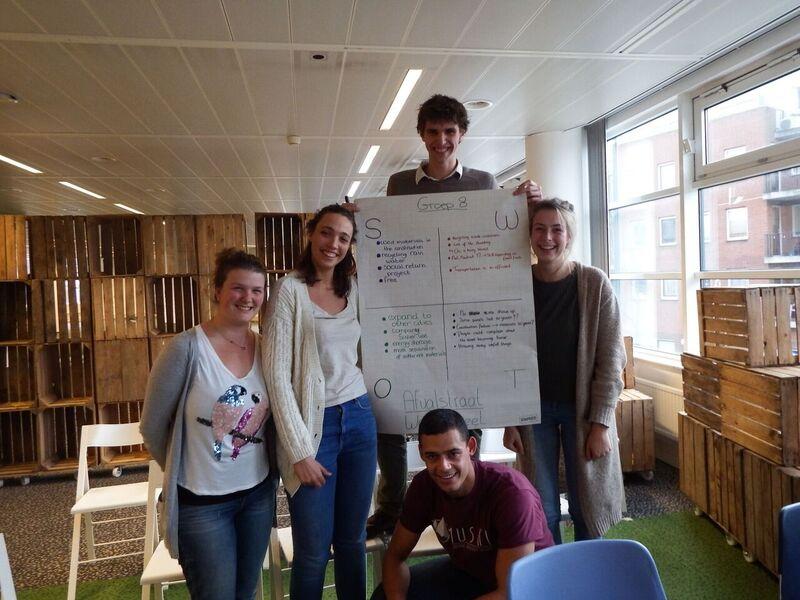 studenten voor roadmap cirulariteit in Den Haag