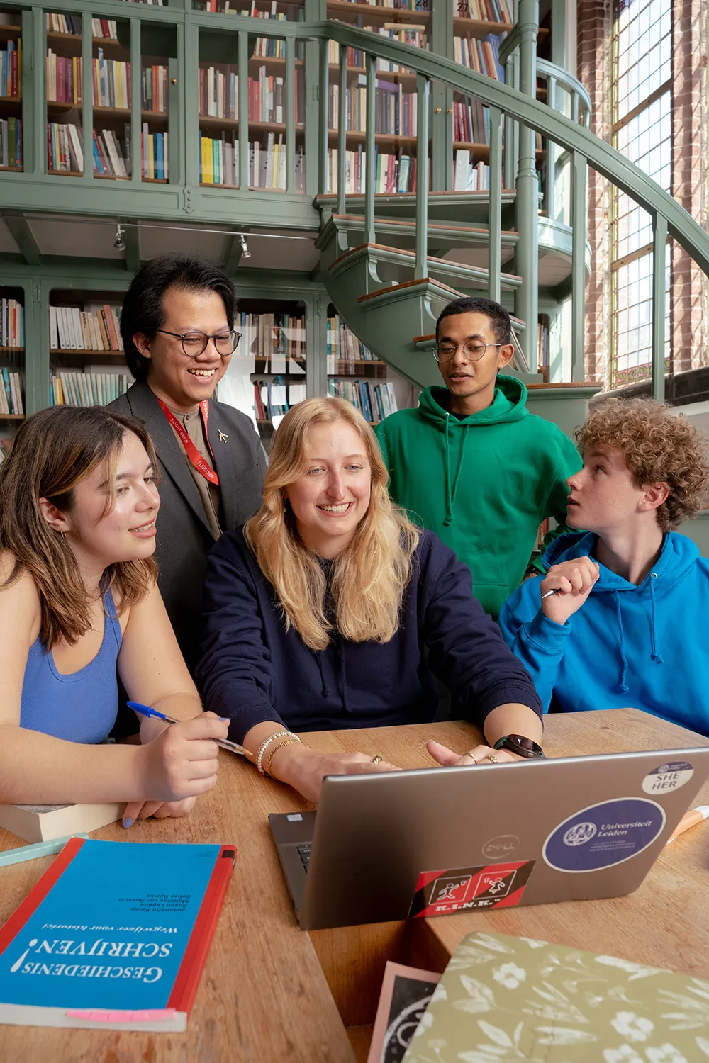 LDE studenten bibliotheek Leiden