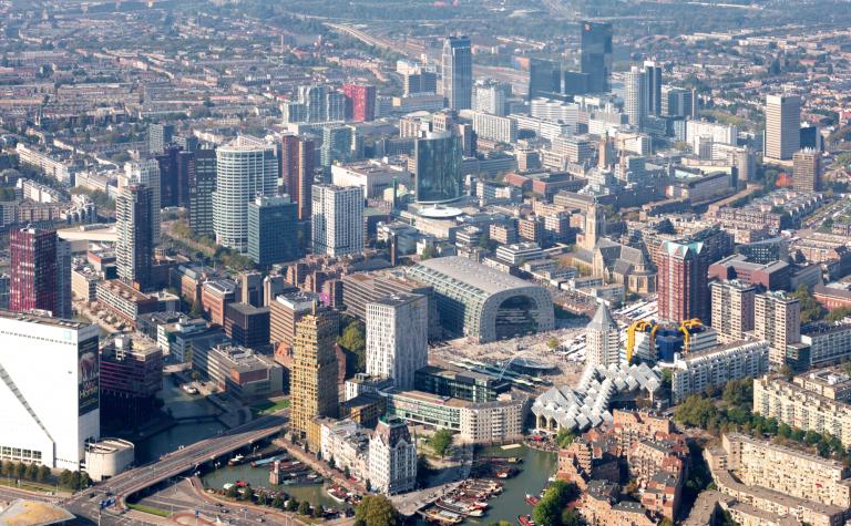 Rotterdam Markthal Skyline