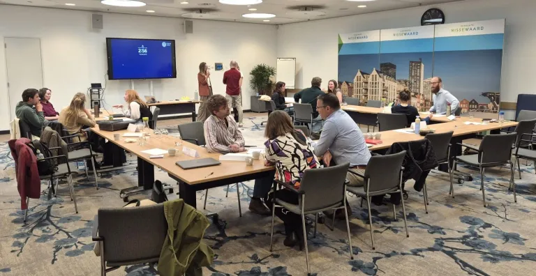 In gesprek met de LDE Thesis Lab kennispartners, Gemeentehuis Nissewaard