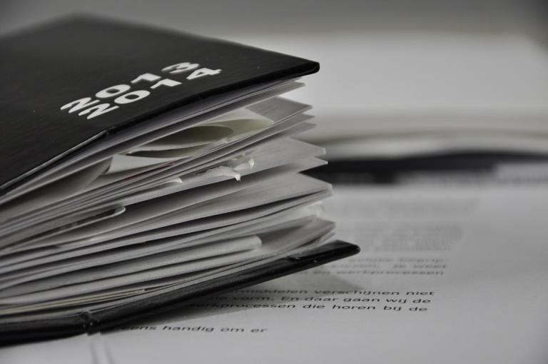 Foto van een agenda