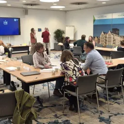 In gesprek met de LDE Thesis Lab kennispartners, Gemeentehuis Nissewaard